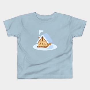 Cute alpine chalet Kids T-Shirt